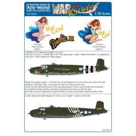 Decal CWHMs nordamerikanische B-25J Mitchell 'Hot Gen' 45-8883 - Nordamerikanische B-25H Mitchell 'Barbie III Pilot Lt Col Rober