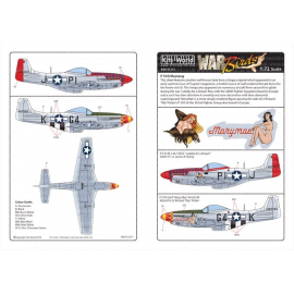 Decal North-American P-51D Mustang 44-15052 PI-J 'Lullaby for a Dream' Pilot Lt. James A Hickey 