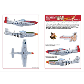 Decal North-American P-51D Mustang 44-15052 PI-J 'Lullaby for a Dream' Pilot Lt. James A Hickey 