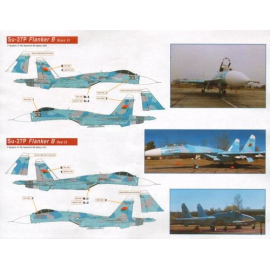 Decal Weißrussische Flanker (Sukhoi Su-27 der 61. Fighter Air Base, Baranovichi) 