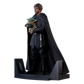 Star Wars: The Mandalorian Statuette Premier Collection 1/7 Luke Skywalker & Grogu 25 cm Statuen