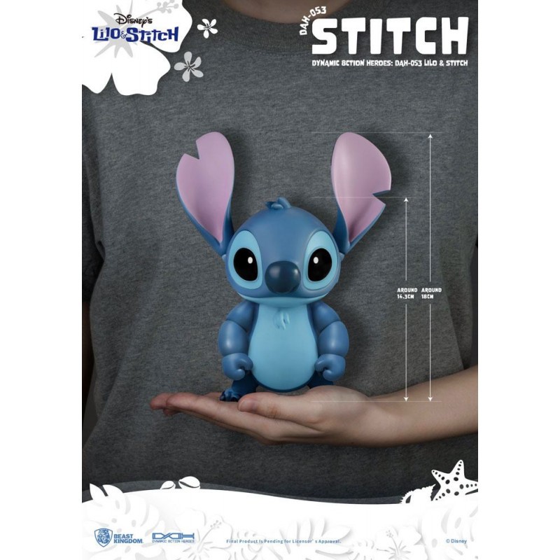 Lilo & Stitch Dynamic Action Heroes Figur 1/9 Stitch 18 cm