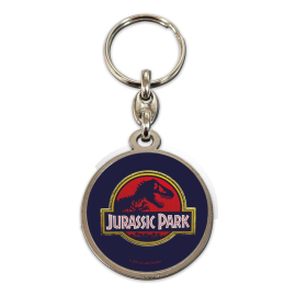 Jurassic Park Movie Logo Schlüsselanhänger aus Metall 7 cm 