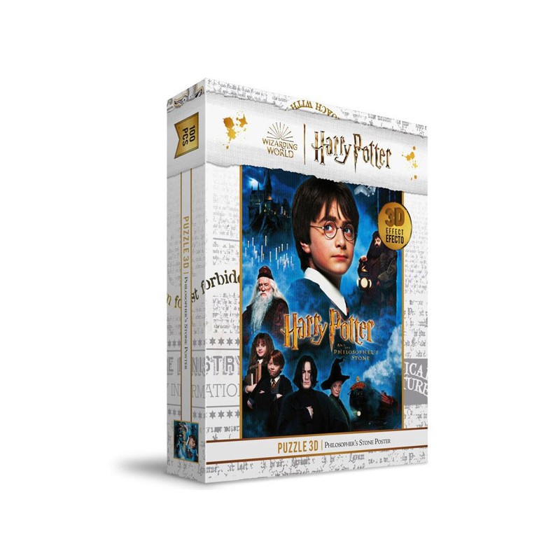 Harry Potter Puzzle 3D Effekt Stein der Weisen 100tlg