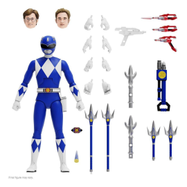 Mighty Morphin Power Rangers Actionfigur Ultimates Blue Ranger 18 cm Actionfigure