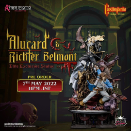 Castlevania: Symphony of the Night Elite Exclusive 1/6 Statue Alucard & Richter Belmont 91 cm