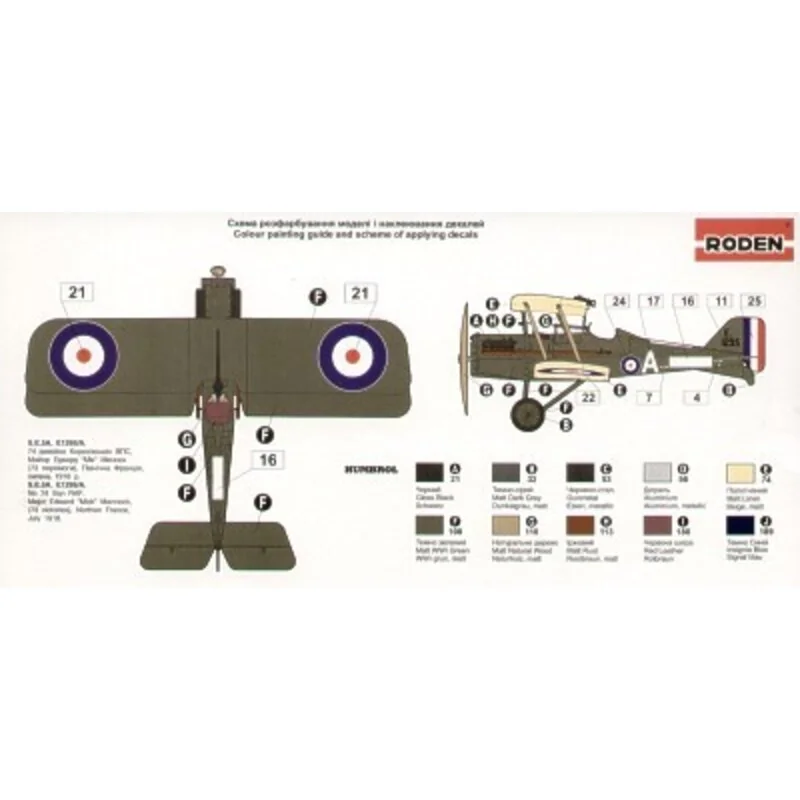 RAF S.E.5a mit Wolseley Viper Motor