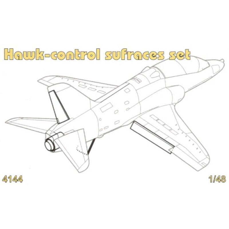 BAe Hawk trennen control surfaces (Airfix Bausätze)