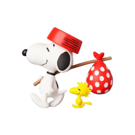 Peanuts Minifigur Medicom UDF Serie 14 Freundschaft Snoopy & Woodstock 7 cm Figurine