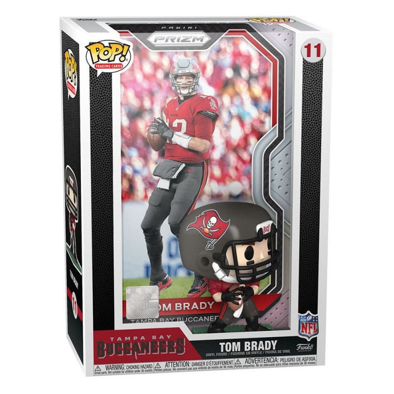 NFL-Sammelkarte POP! Fußball-Vinylfigur Tom Brady 9 cm Figuren
