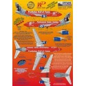 Boeing 737-300 WP Western Pacific N375TA ProRodeo Hallemand of Fame/Professional Rodeo Cowboys includes photo etch parts.Designe