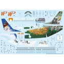 Boeing 737-300 WP Western Pacific N946WP Spirit of Durango/Purgatory Resort includes photo etch parts. Designed to fit Skyline k