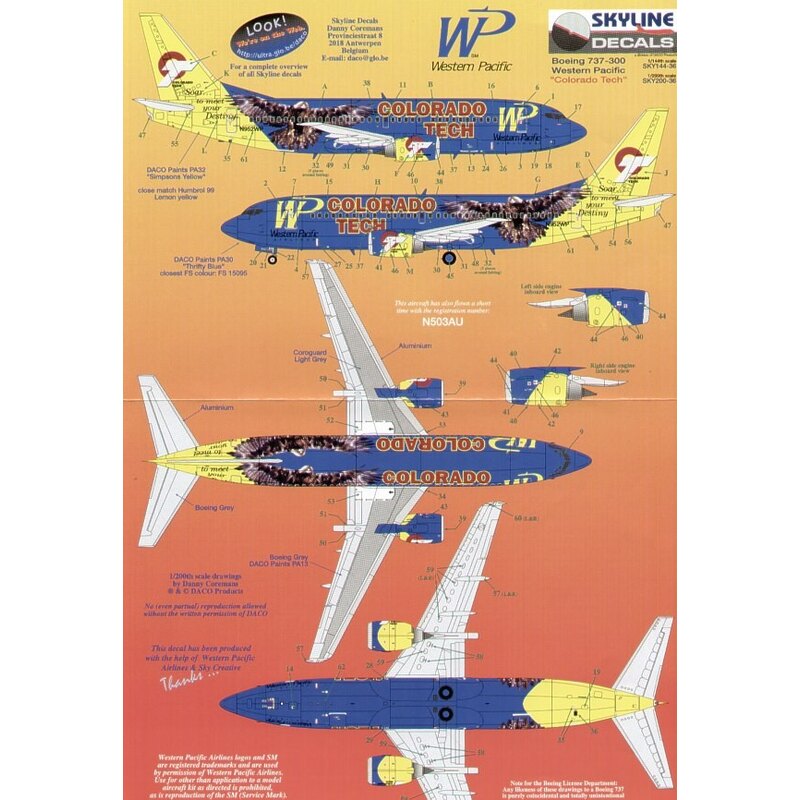 Boeing 737-300 COLORADO TECH