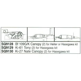 Nakajima Ki-27 Nate x 2 (designed to be used with Hasegawa kits)