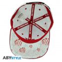ABYCAP045 ONE PUNCH MAN - Snapback Cap - Beige & Rot - Fäuste