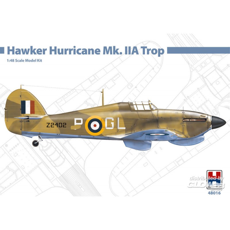 Hawker Hurricane Mk.IIA Trop Modellbausatz
