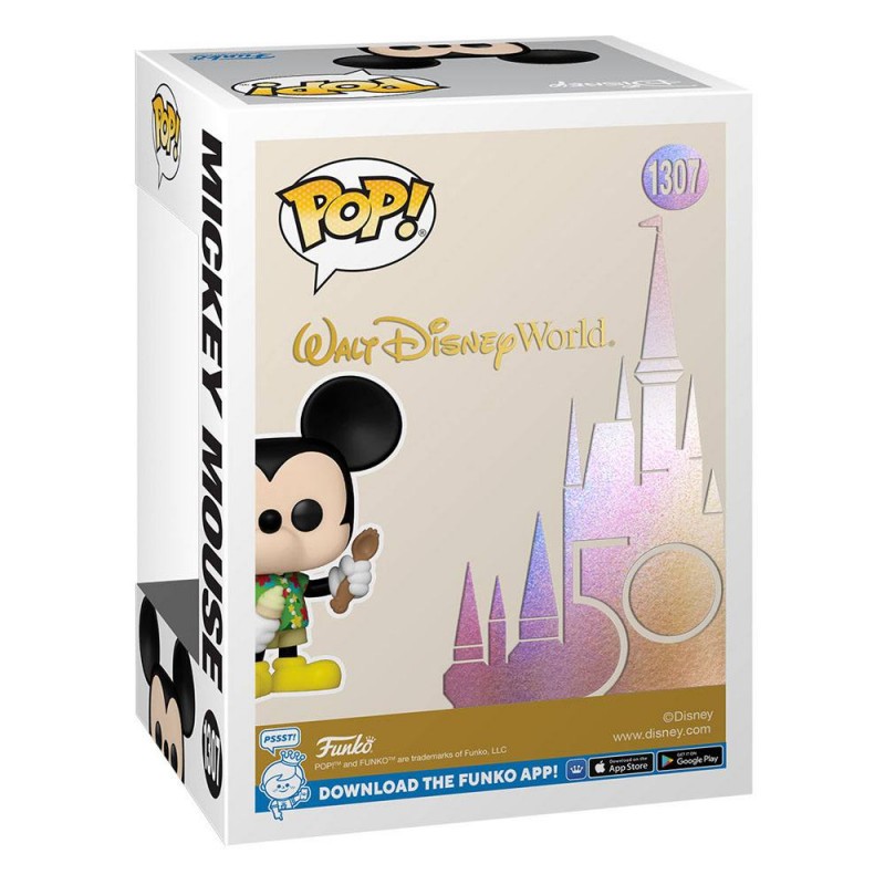 Walt Disney Word 50. Jahrestag POP! Disney Vinylfigur Aloha Micky Maus 9 cm Funko