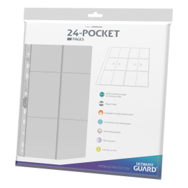 Ultimate Guard 24-Pocket-QuadRow-Seiten Seitliches Laden, transparent (10)