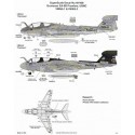 Grumman EA-6B Prowlers (2) 158540 CB/01 VMAQ-1 Banshees 162230 CY-00 VMAQ-2 Panthers black fin. Both low viz greys FS35237/36230