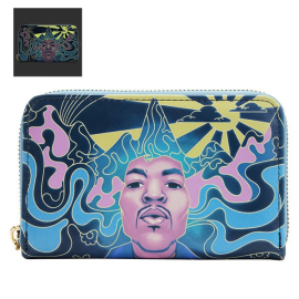 Jimi Hendrix Jimi Hendrix Geldbörse mit psychedelischer Landschaft 