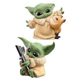 Star Wars Bounty Collection Figur 2er-Pack Grogu Loth-Cat Cuddles & Darksaber Discovery 6cm Figurine