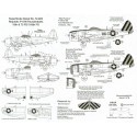 Republic P-47N Thunderbolt (2) No 86 73FS Mad Russian 19FS Honolulu Tina/Moki Lt Robt Thurston. Both 318FG yellow/black stri