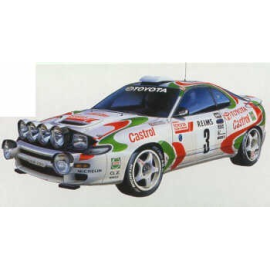 Castrol Celica 1993 Monte Sieger von Carlo Rally Modellbausatz