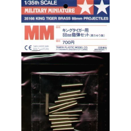 Messing-88-Mm-Schalen für den Königstiger 