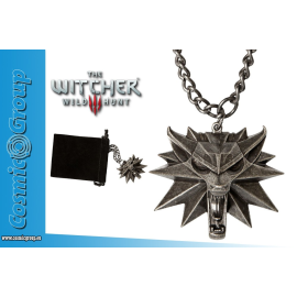 THE WITCHER MEDALLION AND CHAIN 