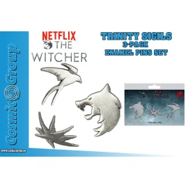 NETFLIX THE WITCHER TRINITY PIN SET 