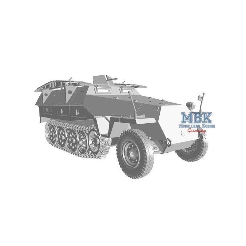 Mtl.Pi.Pzwg. Sd.Kfz.251/7 Ausf.D (2 in 1) Militär Modellbau