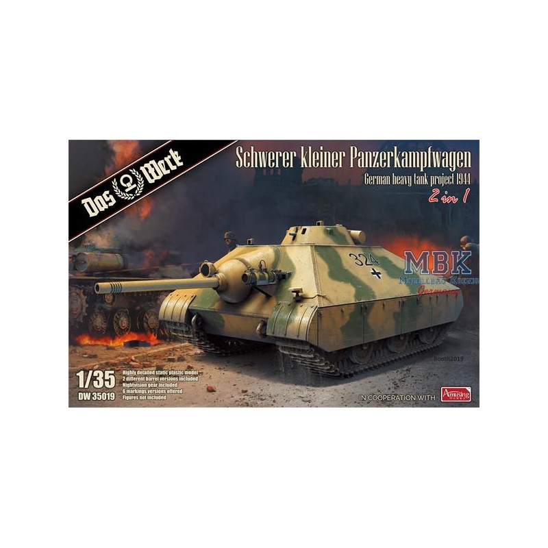 Schwerer kleiner Panzer - schweres Panzerprojekt 1944 Modellbausatz