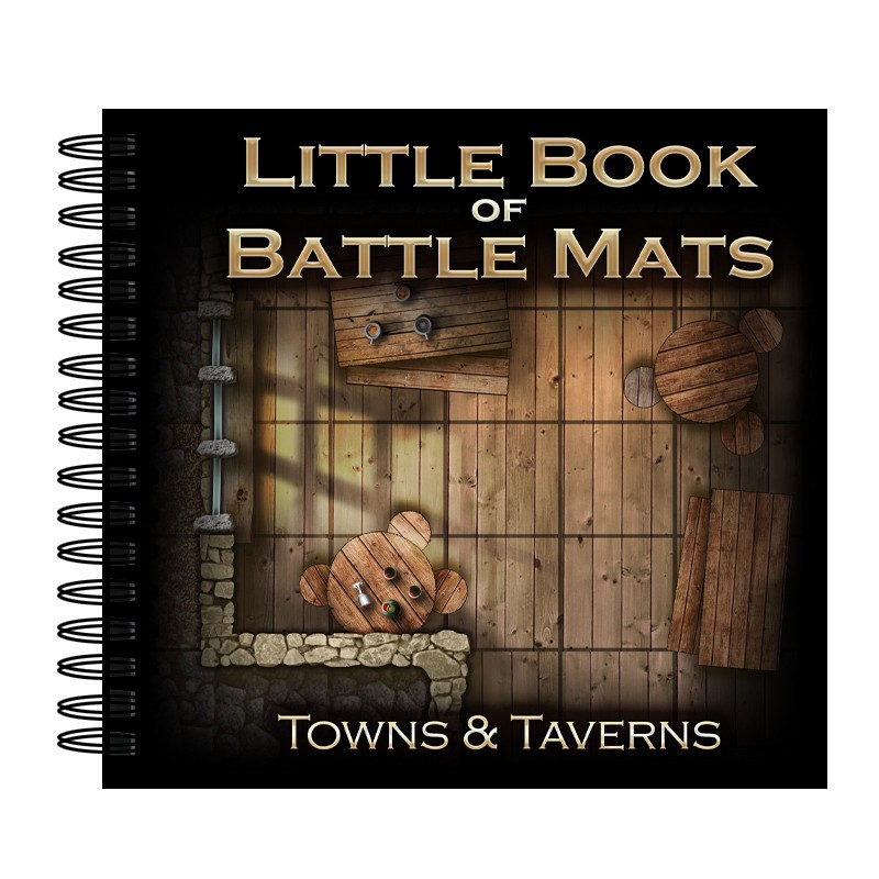 LITTLE BOOK OF BATTLEMATS TOWNS&TAVERNS Zubehör
