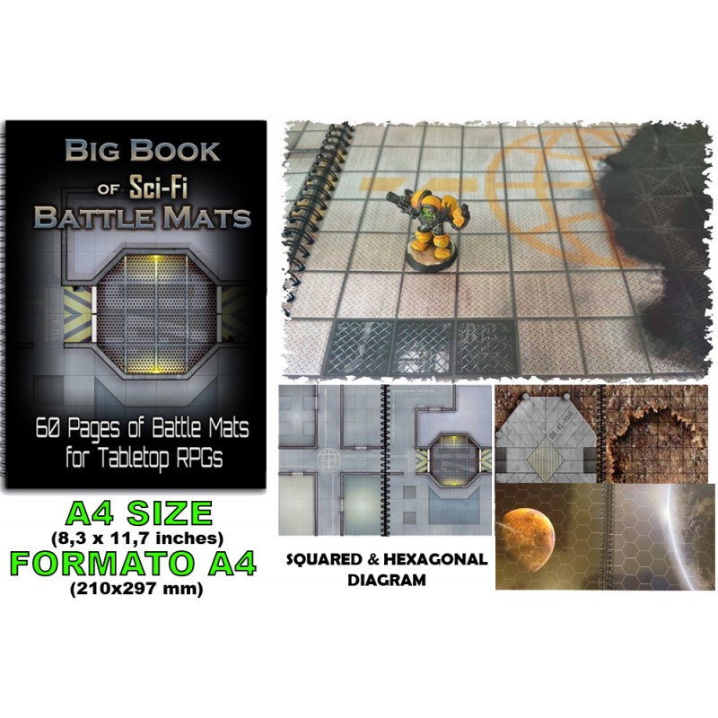 BIG BOOK OF SCI-FI BATTLE MATS (A4) 