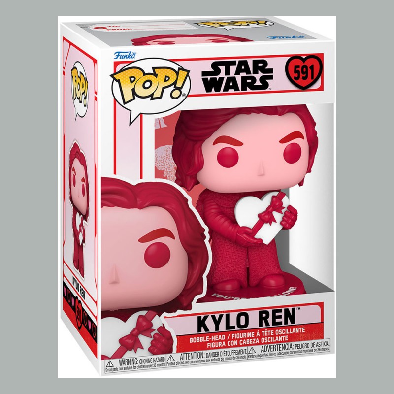 Star Wars Valentines POP! Star Wars-Vinyl Kylo Ren 9 cm Figuren