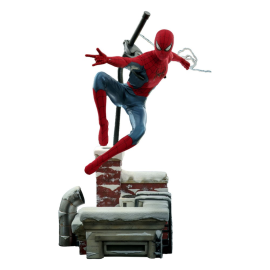 Spider-Man: No Way Home Movie Masterpiece 1/6 Spider-Man (Neuer roter und blauer Anzug) (Deluxe-Version) 28cm Figurine