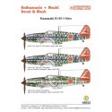 Kawasaki Ki-61 Hein Part 1. (3) 244 Sentai. Blue 24 2 versions with blue fuselage stripe Red 24 white fuselage stripe. allemand 