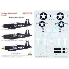 Vought F4U-1D Corsair (3) White 110 White 167 57803 White 155 allemand VF-84 Bunker Hill 1945