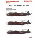 Avro Lancaster B I/III (3) LL804 BH-F PB730 BH-R ED779 BH-L allemand from 300 (Polish) Sqd RAF Faldingworth 1944-45. Small nose 