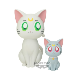 Sailor Moon Cosmos the Movie SOFVIMATES ARTEMIS & DIANA Figurine