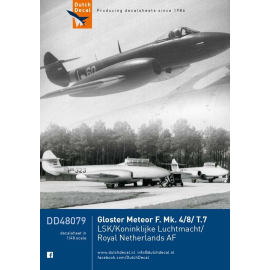 Decal Gloster Meteor F.4/Mk.8/T.7 Trainer KLu/MLD 