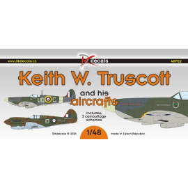 Decal Keith W. Truscott und sein Flugzeug1. Supermarine Spitfire 