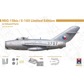 Mikoyan MiG-15bis / S-103 Limited Edition 48007 + Eduard Zubehör Modellbausatz