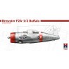 Brewster F2A-1/2 Buffalo Hasegawa + Cartograf + Masken Modellbausatz