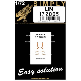 Decal IJN 'Simply' Edition - Sicherheitsgurte mit Reliefdruck 