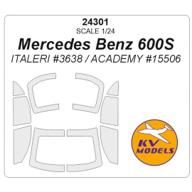 Mercedes Benz 600S (zur Verwendung mit Italeri-Kits) IT3638 und ACADEMY-Kits) ACA15506) 