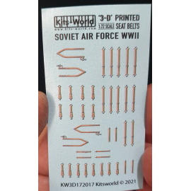 Decal WWII Sowjetische Luftwaffe WWII. Jakowlew - Lavochkin Vollfarbige 3D-Sicherheitsgurt-Aufkleber. 