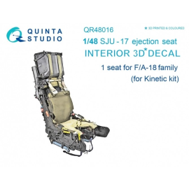 Decal SJU-17 Schleudersitz für die F/A-18-Familie (zur Verwendung mit Kinetic Model Kits) 