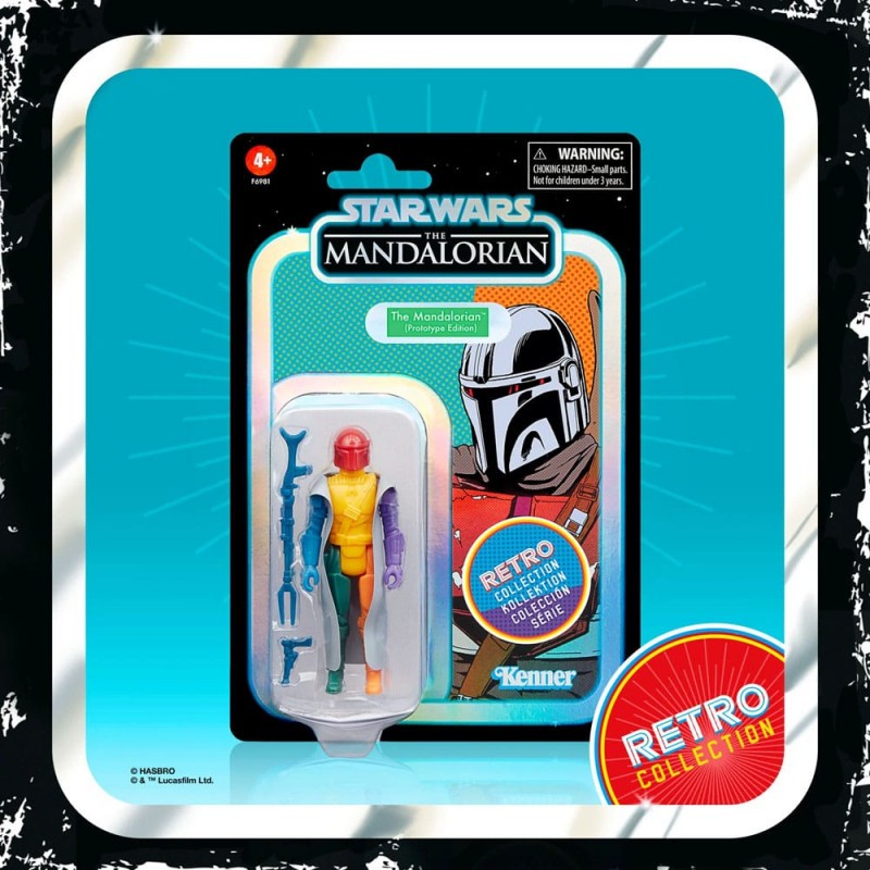 Star Wars: The Mandalorian Retro Collection The Mandalorian (Prototype Edition) 10cm Hasbro
