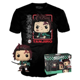 DEMON SLAYER - POP Nr. 874 - Tanjiro SE + T-Shirt (L) Pop Figuren
